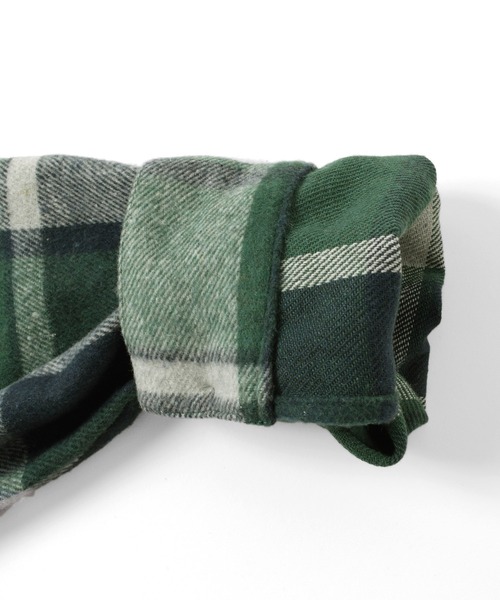 PEN FIELD（ペンフィールド）の「【Penfield】ネルチェックシャツ（シャツ/ブラウス・キッズ・オレンジ/ブルー/グリーン・140cm/150cm/160cm/170cm）」の5枚目の写真