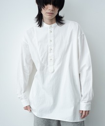 RYU([)band collar over bosom shirt(Vc/uEX)