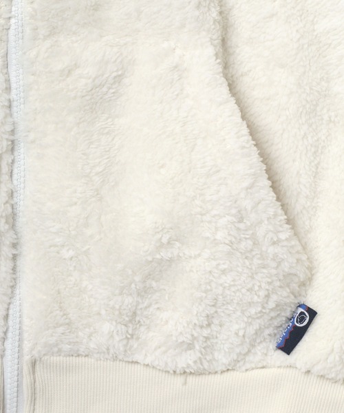 PEN FIELD（ペンフィールド）の「Penfield/ペンフィールド オーバーサイズ 防風 ボアジャケット レディース メンズ ブルゾン/ボアフリースフルジップパーカー（ブルゾン・レディース・ベージュ/ブラウン/グレー/オフホワイト・M/L/LL）」の11枚目の写真