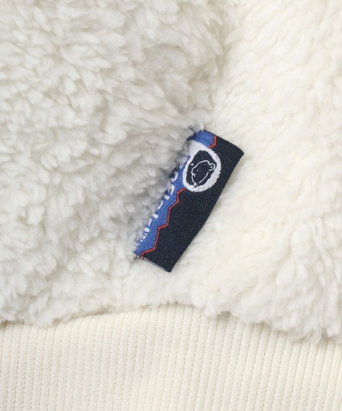 PEN FIELD（ペンフィールド）の「Penfield/ペンフィールド オーバーサイズ 防風 ボアジャケット レディース メンズ ブルゾン/ボアフリースフルジップパーカー（ブルゾン・レディース・ベージュ/ブラウン/グレー/オフホワイト・M/L/LL）」の12枚目の写真