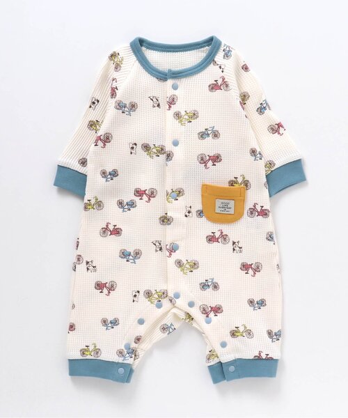 セール】自転車総柄カバーオール（ロンパース）｜BREEZE（ブリーズ）の