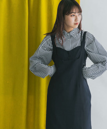 KBF | Iラインレイヤードビスチェワンピース(ワンピース)