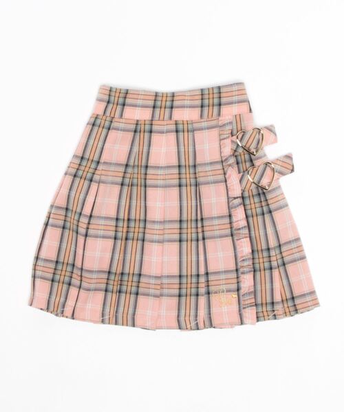 PINKHUNT(ピンクハント)の「PINKHUNT ハートバックルプリーツスカート 7905K(スカート・キッズ・ベビーピンク/ブルー/アッシュグレー・160cm/140cm/130cm/150cm/120cm)」の6枚目の写真