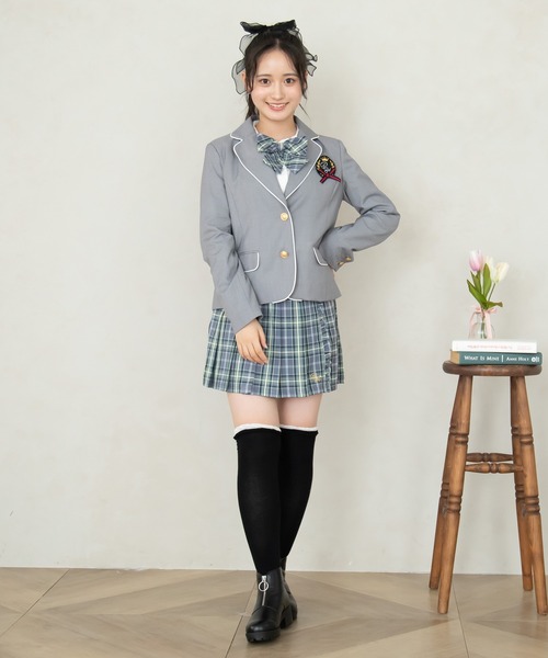 PINKHUNT(ピンクハント)の「PINKHUNT ハートバックルプリーツスカート 7905K(スカート・キッズ・ベビーピンク/ブルー/アッシュグレー・160cm/140cm/130cm/150cm/120cm)」の22枚目の写真