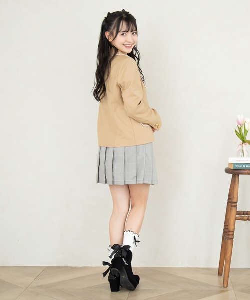 PINKHUNT(ピンクハント)の「PINKHUNT ハートバックルプリーツスカート 7905K(スカート・キッズ・ベビーピンク/ブルー/アッシュグレー・160cm/140cm/130cm/150cm/120cm)」の13枚目の写真