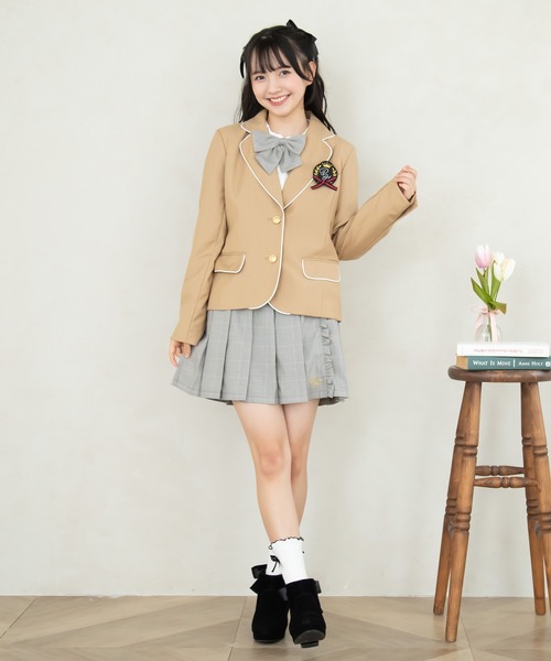 PINKHUNT(ピンクハント)の「PINKHUNT ハートバックルプリーツスカート 7905K(スカート・キッズ・ベビーピンク/ブルー/アッシュグレー・160cm/140cm/130cm/150cm/120cm)」の12枚目の写真