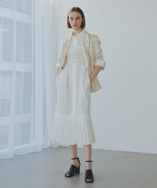styling/（スタイリング）の「プリーツヘムシャツワンピース