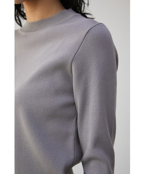 AZUL by moussy（アズールバイマウジー）の「COLOR CUFF BLOCK KNIT TOPS/カラーカフブロックニットトップス（ニット/セーター・レディース・ブラック/グレー/ネイビー・SMALL/MEDIUM）」の20枚目の写真