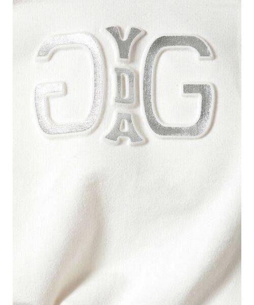 GYDA（ジェイダ）の「Symmetry GYDA エンボス オフショルTOPS（Tシャツ/カットソー・レディース・ブラック/オフホワイト・FREE）」の20枚目の写真