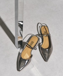 GRISE | GRISE ポインテッドストラップスリングバック(その他シューズ)