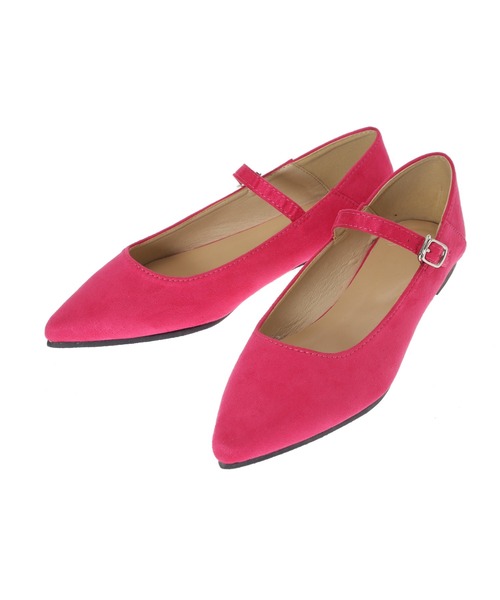 Edit Sheen（エディットシーン）の「ベルト付き2wayポインテッドフラットシューズ（パンプス・レディース・ブラック/ピンク系その他/グレイッシュベージュ・21.5cm/22.0cm/22.5cm/23.0cm/23.5cm/24.0cm/24.5cm）」の17枚目の写真