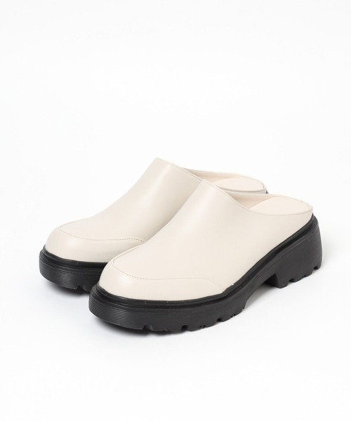 LEPSIM（レプシィム）の「アツゾコクロッグサンダル　175493（サンダル・レディース・アイボリー/ブラック・MEDIUM/LARGE）」の6枚目の写真