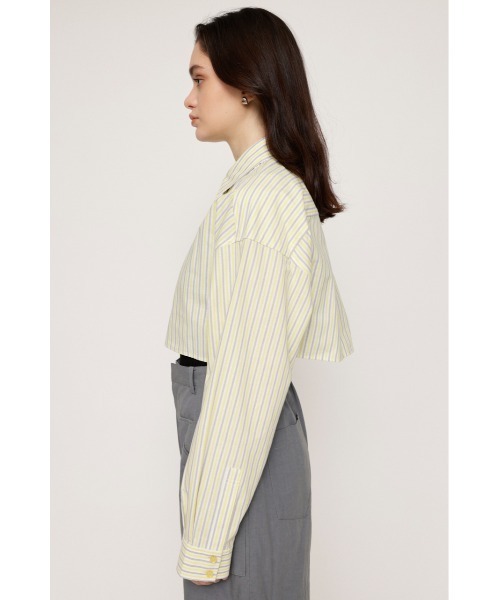 SLY（スライ）の「CROP OVER SH クロップド丈 オーバーシャツ
