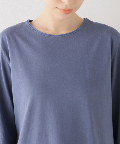 plage（プラージュ）の「セイヒンカコウ Jersey ワンピース（ワンピース・レディース・チャコールグレー/ネイビー・36/38）」の7枚目の写真