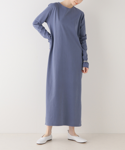 plage（プラージュ）の「セイヒンカコウ Jersey ワンピース（ワンピース・レディース・チャコールグレー/ネイビー・36/38）」の19枚目の写真