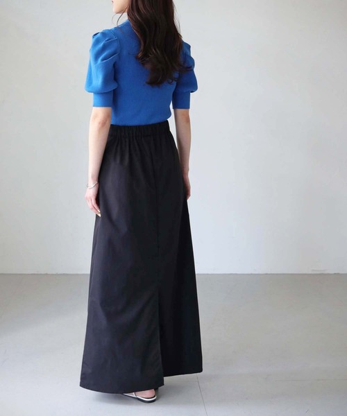 cheriella（シェリエラ）の「【cheriella】WEB限定パフスリーブ衿付きリブニット（ニット/セーター・レディース・ブラック/ブルー/ブラック系その他/アイボリー・M）」の22枚目の写真