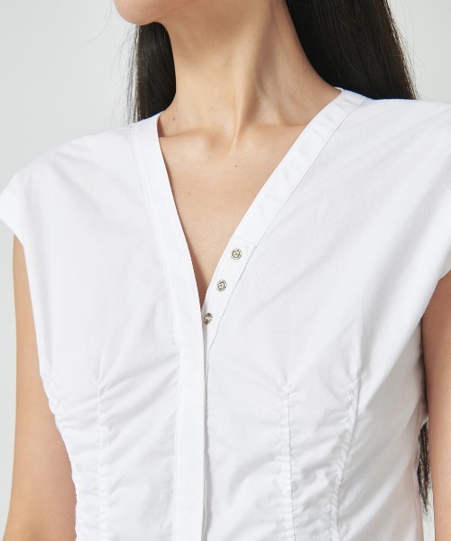 LOW CLASSIC CAP SLEEVE SHIRTシャツ LOW CLASSIC（ロウ クラシック）の「CAP SLEEVE SHIRT（シャツ