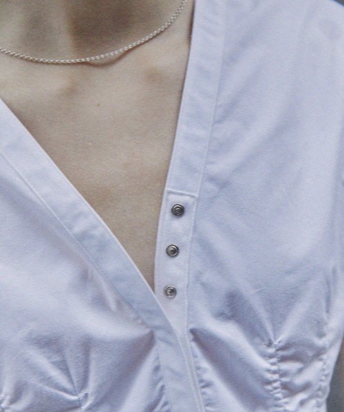 LOW CLASSIC CAP SLEEVE SHIRTシャツ LOW CLASSIC（ロウ クラシック）の「CAP SLEEVE SHIRT（シャツ