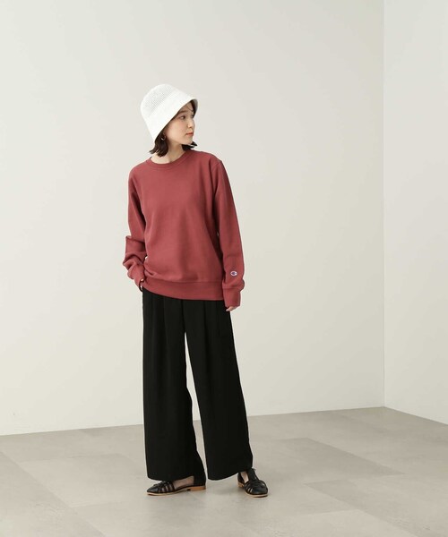 N.（N. Natural Beauty Basic）（エヌエヌナチュラルビューティーベーシック）の「【S Size Line】◆フロントベルトワイドパンツ（デニムパンツ・レディース・ブラック/ベージュ・SMALL/MEDIUM）」の20枚目の写真