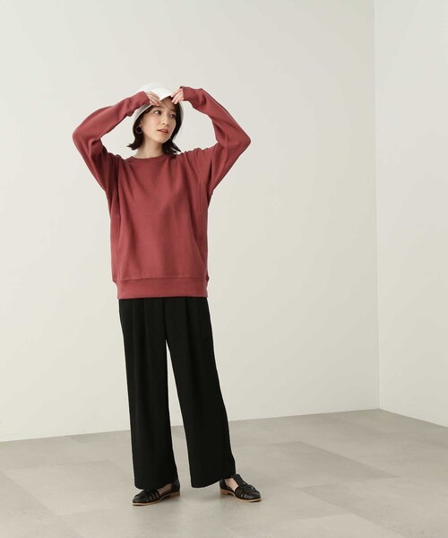 N.（N. Natural Beauty Basic）（エヌエヌナチュラルビューティーベーシック）の「【S Size Line】◆フロントベルトワイドパンツ（デニムパンツ・レディース・ブラック/ベージュ・SMALL/MEDIUM）」の21枚目の写真