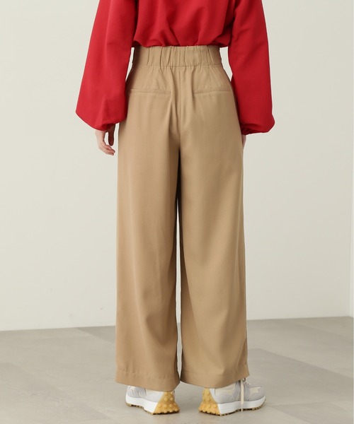 N.（N. Natural Beauty Basic）（エヌエヌナチュラルビューティーベーシック）の「【S Size Line】◆フロントベルトワイドパンツ（デニムパンツ・レディース・ブラック/ベージュ・SMALL/MEDIUM）」の17枚目の写真