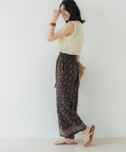 coca(coca)(コカ)の「ヴィンテージポリエスニック柄パンツ(その他パンツ・レディース・カーキ/チャコール・SHORT/LONG)」の13枚目の写真