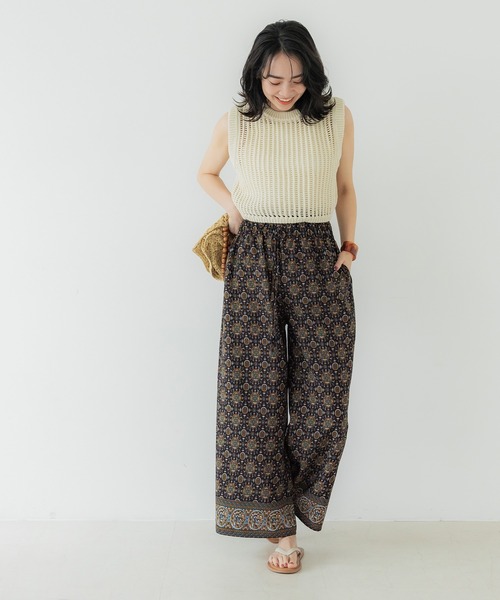 coca(coca)(コカ)の「ヴィンテージポリエスニック柄パンツ(その他パンツ・レディース・カーキ/チャコール・SHORT/LONG)」の15枚目の写真