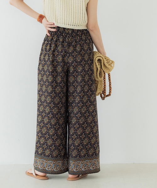 ヴィンテージポリエスニック柄パンツ（その他パンツ）｜coca