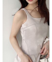 RESEXXY | スウェットコルセットトップス【セットアップ着用可能】(スウェット)