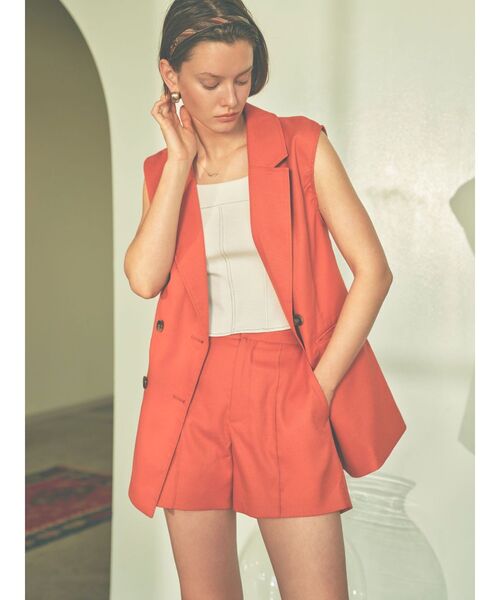 RESEXXY（リゼクシー）の「スウェットコルセットトップス【セットアップ着用可能】（スウェット・レディース・ブラック/ベージュ/アイボリー・FREE）」の12枚目の写真