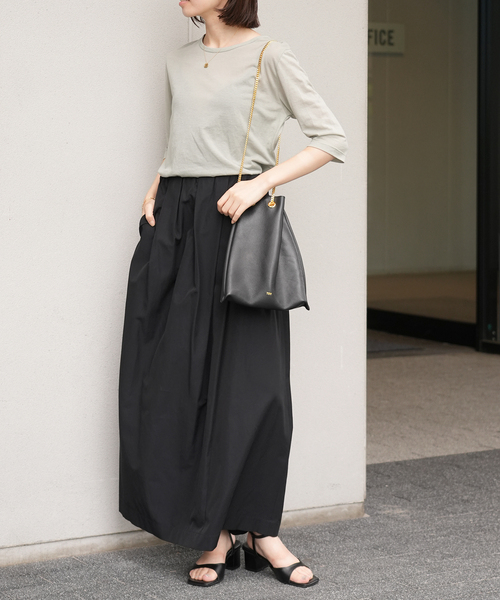 SLOBE IENA（スローブイエナ）の「《追加》【tov/トーヴ】 チェーンレザーショルダーバッグ（ショルダーバッグ・レディース・ブラック・FREE）」の2枚目の写真