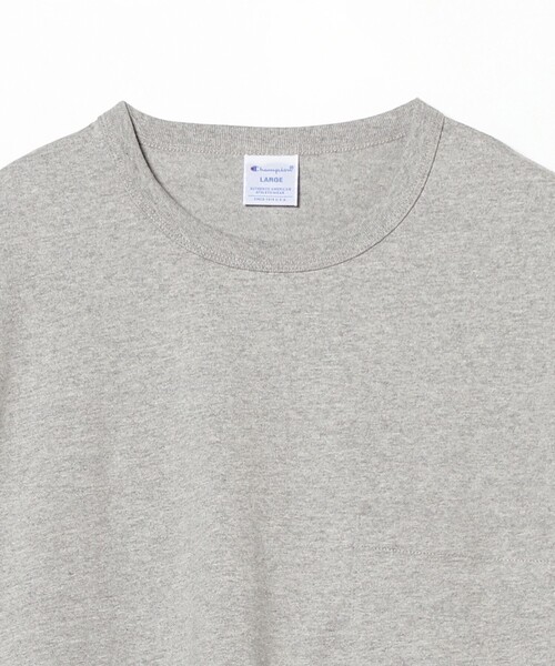 Champion(チャンピオン)の「Champion x BEAMS / POCKET T-SHIRT by MIN-NANO(Tシャツ/カットソー・メンズ・ネイビー/オフホワイト/ブラック/ホワイト/グレー・XX-LARGE/X-LARGE/MEDIUM/LARGE/SMALL)」の10枚目の写真