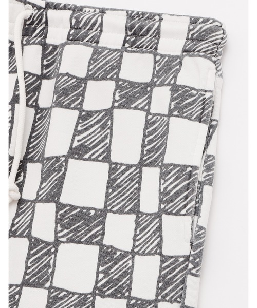 Little sunny bite(リトルサニーバイト)の「Checker sweat pants(スウェットパンツ・レディース・ホワイト/ピンク/グリーン・SMALL/MEDIUM)」の12枚目の写真
