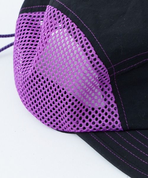 CIAOPANIC TYPY（チャオパニックティピー）の「メッシュジェットキャップ（キャップ・メンズ・ブラック/パープル・ONE SIZE）」の12枚目の写真