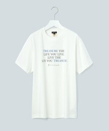 INDIVI | 【洗える/WORLD for the World】メッセージTシャツ(Tシャツ/カットソー)