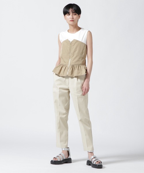 Risley（リズレー）の「Risley/リズレー/ビスチェ付きカットソー（T 