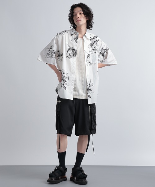 HARE(ハレ)の「ドレープZIPカーゴショーツ(HARE)(その他パンツ・メンズ・ホワイト/ブラック・FREE)」の20枚目の写真