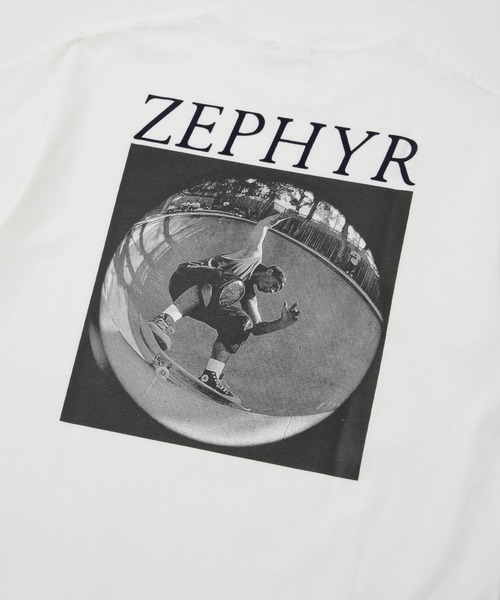 NANO universe（ナノユニバース）の「ZEPHYR/Z-BOYS/別注 ZEPHYR TEE（Tシャツ/カットソー・メンズ・ホワイト/ブラック・M/L）」の10枚目の写真