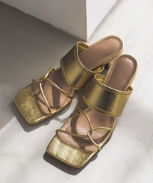 LEPSIM | ナロークロスヒールサンダル　753485(サンダル)