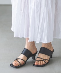 LEPSIM | ナロークロスヒールサンダル　753485(サンダル)
