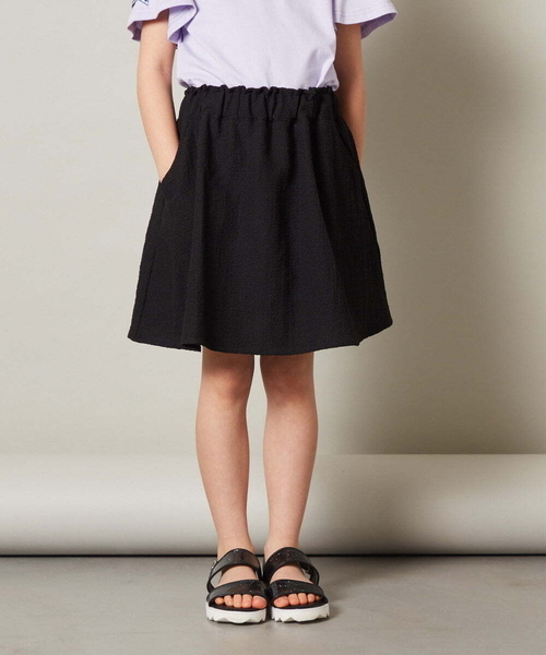 a.v.v（アーヴェヴェ）の「[140-150]インパン付きアソートフレアスカート（スカート・キッズ・ブルー/ライトブルー/ブラック/ピンク・140/150）」の2枚目の写真