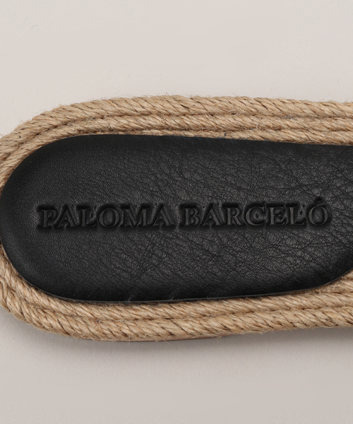 Paloma Barcelo(パロマバルセロ)の「【PALOMA BARCELO/パロマ・バルセロ】 FLAT サンダル(サンダル・レディース・ブラック・35/36/37/38)」の10枚目の写真