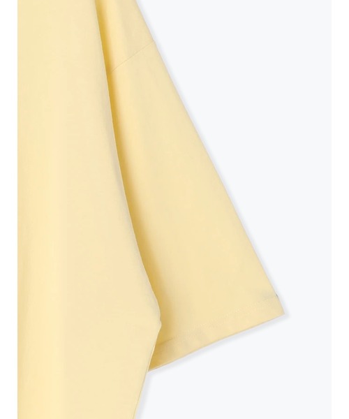 Samansa Mos2（サマンサ モスモス）の「転写プリントTシャツ（Tシャツ/カットソー・レディース・イエロー/キナリ/オフホワイト/チャコールグレー・F）」の7枚目の写真