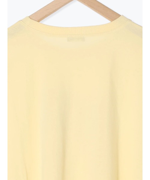 Samansa Mos2（サマンサ モスモス）の「転写プリントTシャツ（Tシャツ/カットソー・レディース・イエロー/キナリ/オフホワイト/チャコールグレー・F）」の6枚目の写真