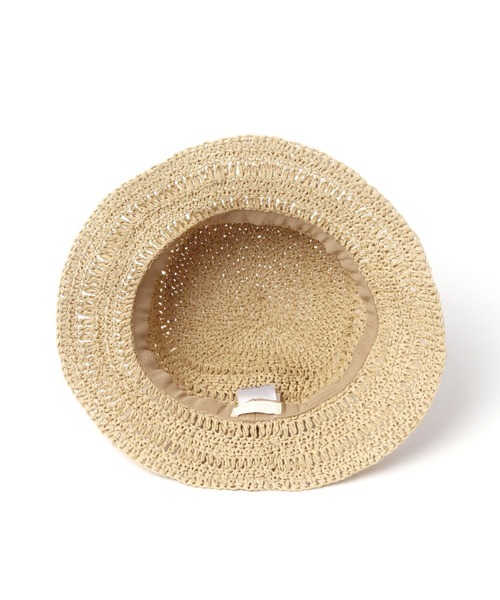 studio CLIP（スタディオクリップ）の「ペーパーバケットハット（ハット・レディース・ブラウン/ブラック/ナチュラル・FREE）」の7枚目の写真