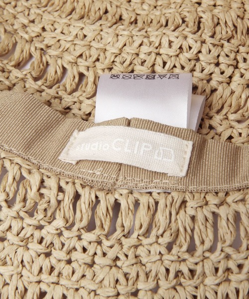 studio CLIP（スタディオクリップ）の「ペーパーバケットハット（ハット・レディース・ブラウン/ブラック/ナチュラル・FREE）」の9枚目の写真