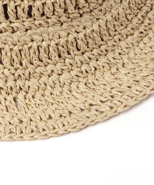 studio CLIP（スタディオクリップ）の「ペーパーバケットハット（ハット・レディース・ブラウン/ブラック/ナチュラル・FREE）」の11枚目の写真