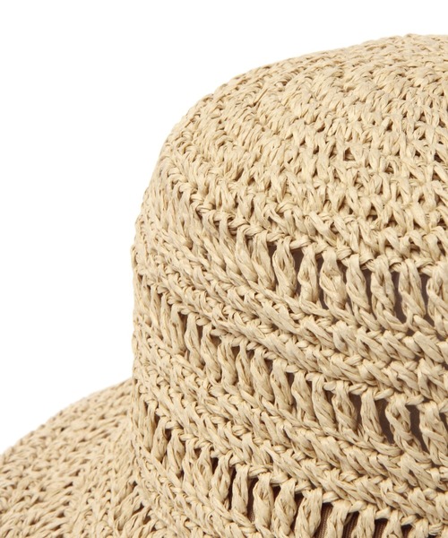 studio CLIP（スタディオクリップ）の「ペーパーバケットハット（ハット・レディース・ブラウン/ブラック/ナチュラル・FREE）」の12枚目の写真