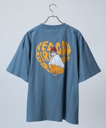 Red Cap Girl | 【a-r】〔RedCapGirl/レッドキャップガール〕天竺 バックイラスト ボックスシルエット 半袖Tシャツ(Tシャツ/カットソー)