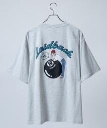 【1】〔RedCapGirl/レッドキャップガール〕天竺 バックイラスト ボックスシルエット 半袖Tシャツ